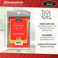 Cardboard Gold Resealable Sports Card Team Set Bags - 1000 Pcs Team Bags for Trading Cards - Non-PVC, Crystal Clear 2 Mil Polypropylene - Holds