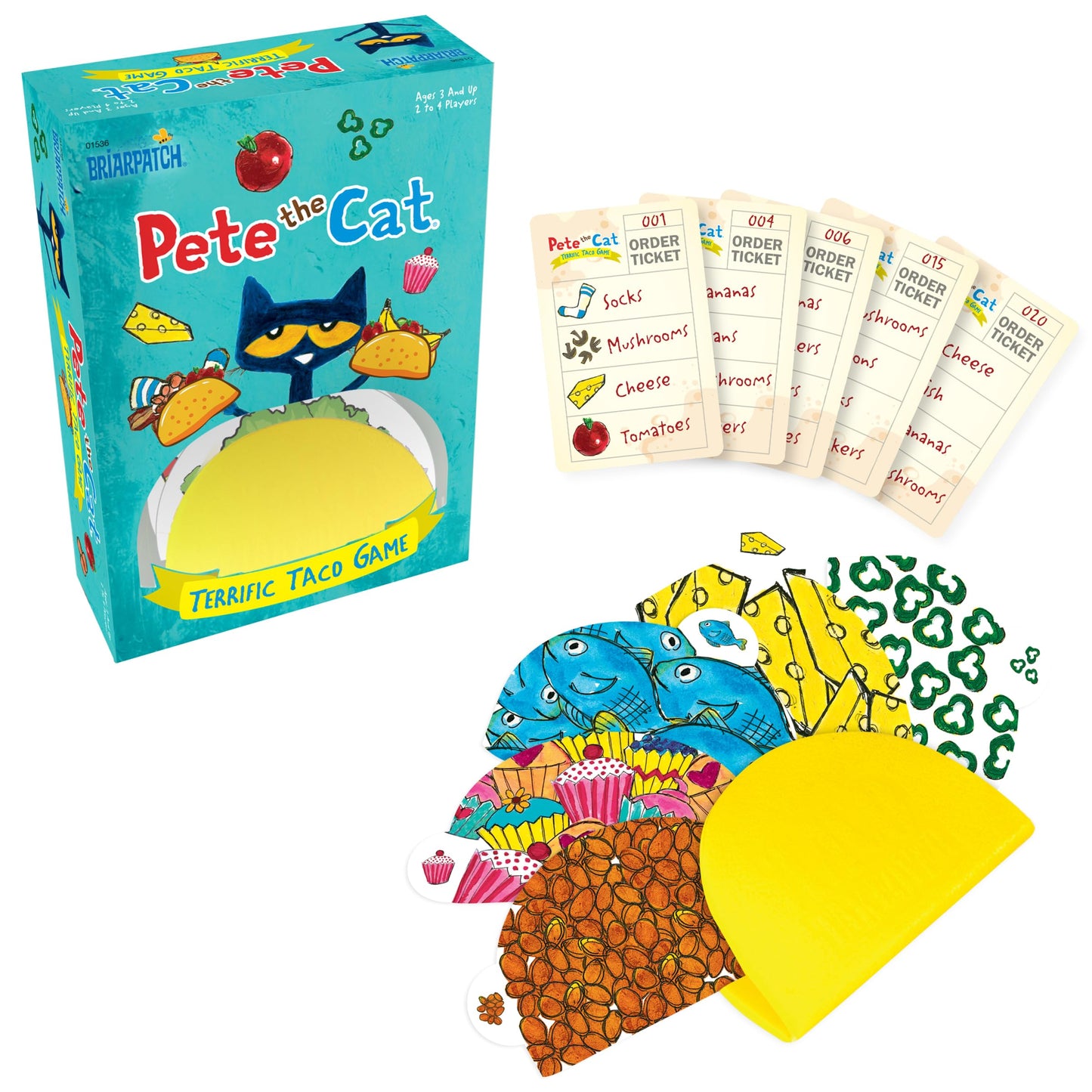 Briarpatch, Pete the Cat Terrific Taco Game, Based On Early Reader Books By James Dean, Preschool Learning for Children