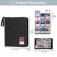 ProCase 900 Pockets Card Binder with Clear Window for Trading Cards, 9 Double Sided Pockets Cards Colletction Album Holder with Removable Sleeves for
