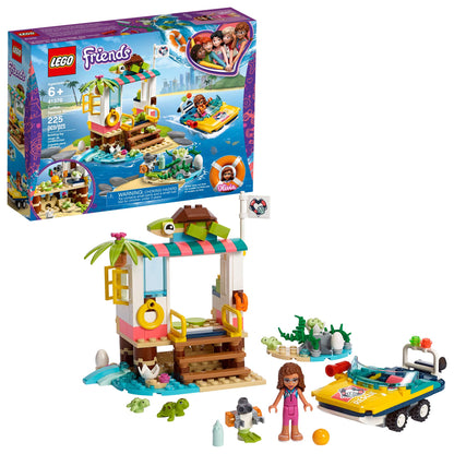 LEGO Friends Turtles Rescue Mission 41376 Rescue Building Kit with Olivia Minifigure and Toy Turtles, Includes Toy Rescue Vehicle and Clinic