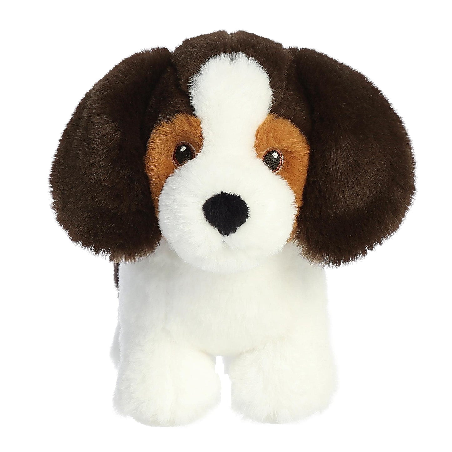 Aurora® Responsibly Made Eco Nation™ Beagle Stuffed Animal - Ideal for Playtime Adventures - Perfect for Birthdays or Just Because - White 8 Inches