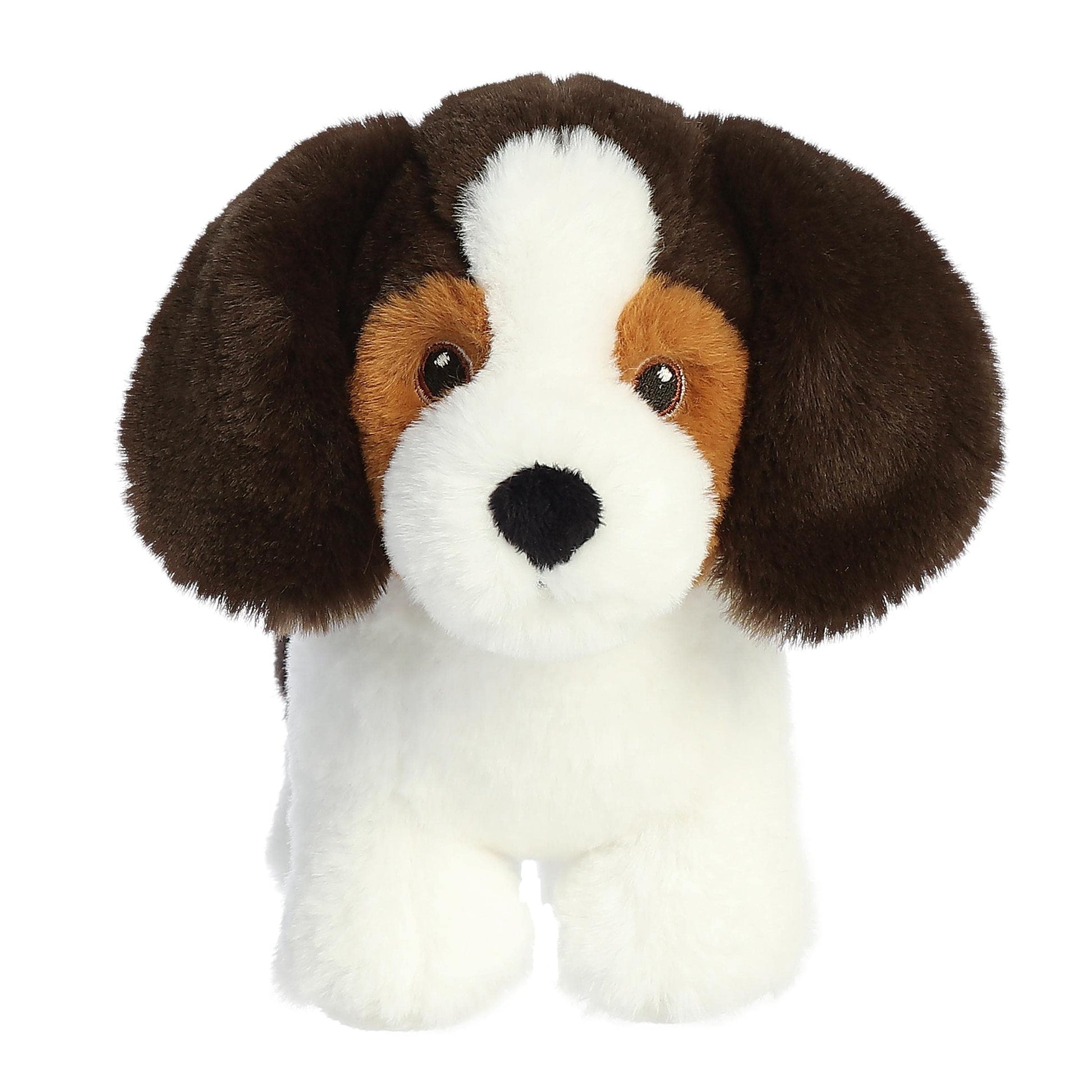 Aurora® Responsibly Made Eco Nation™ Beagle Stuffed Animal - Ideal for Playtime Adventures - Perfect for Birthdays or Just Because - White 8 Inches