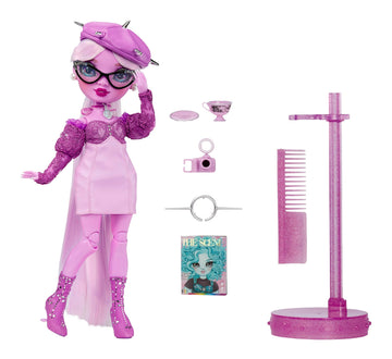 Rainbow High Shadow High Lavender - Purple Fashion Doll. Fashionable Outfit, Extra Long Hair, Glasses & 10+ Colorful Play Accessories. for Kids 4-12