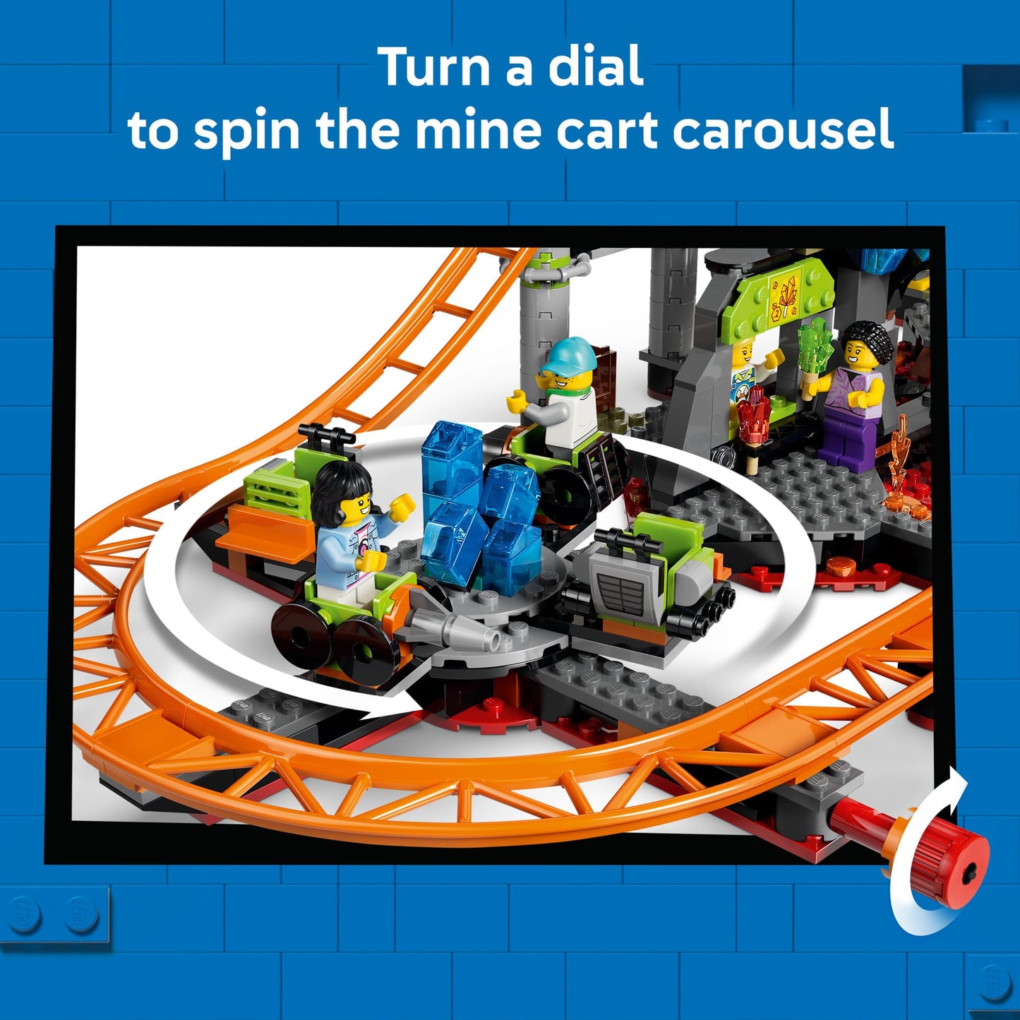 LEGO City Lava Land Roller Coaster Park 60501