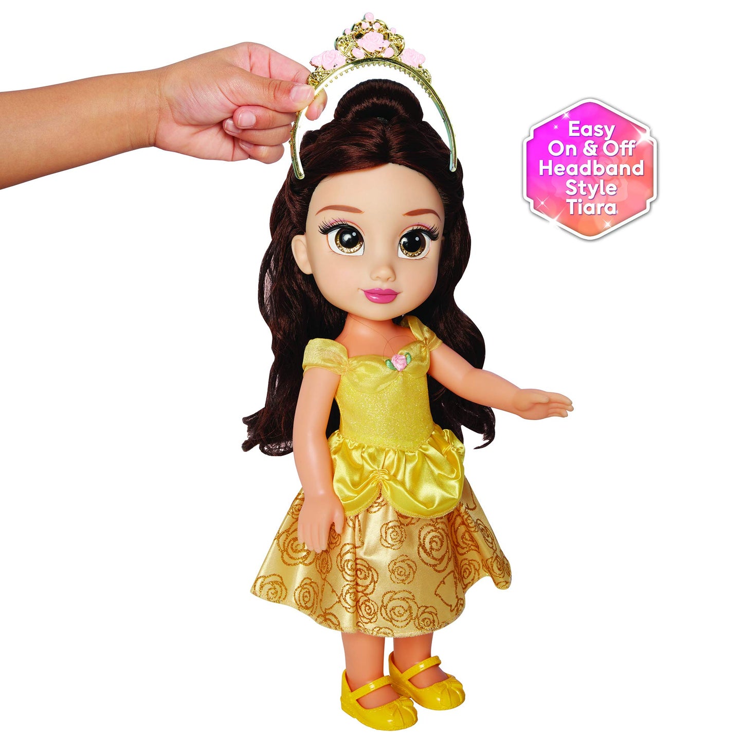 Disney Princess My Friend Belle Doll 14" Tall Includes Removable Outfit and Tiara