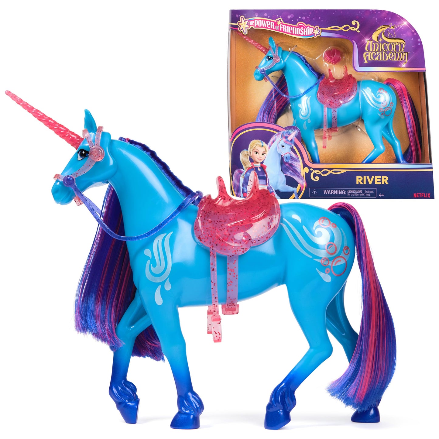 Unicorn Academy 11-inch River Figure, Dolls & Unicorn Toys, Ages 4+