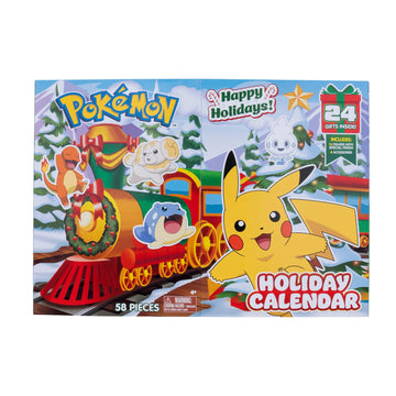Pokémon PKW3623 Battle Figure Advent Calendar, Official Pokémon Calendar with 24 Surprises, from 4 Years
