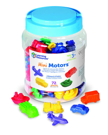 Learning Resources Mini Motors Counters, Set of 72
