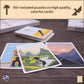 Enigma Grain Wooden Tangram Brain Puzzles for Adults | Challenging Wooden Brain Teasers Puzzle | 50+ Puzzles Inside! | Great to Do with Others!