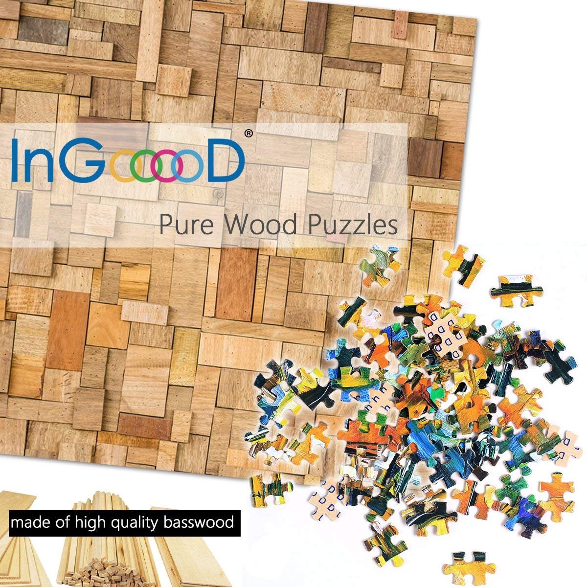 Ingooood- Fantasy Series- City of Machine Operated- Jigsaw Puzzles 1000 Pieces Entertainment Toys for Adult Special Graduation or Birthday Gift Home