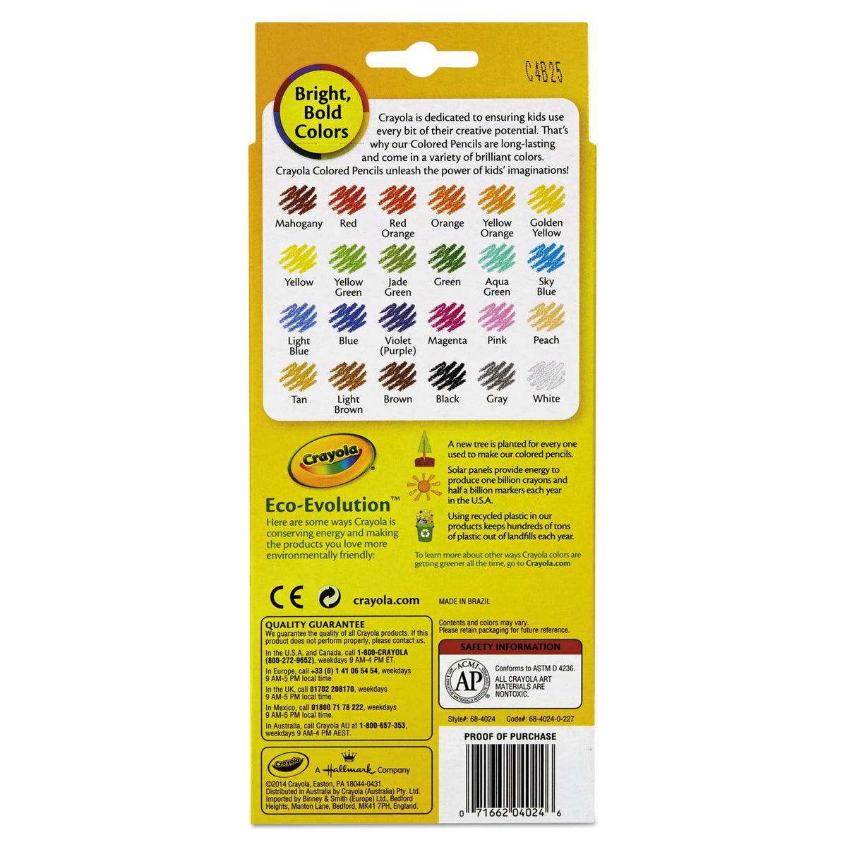 Crayola Colored Pencil 24 count each (Pack of 2)