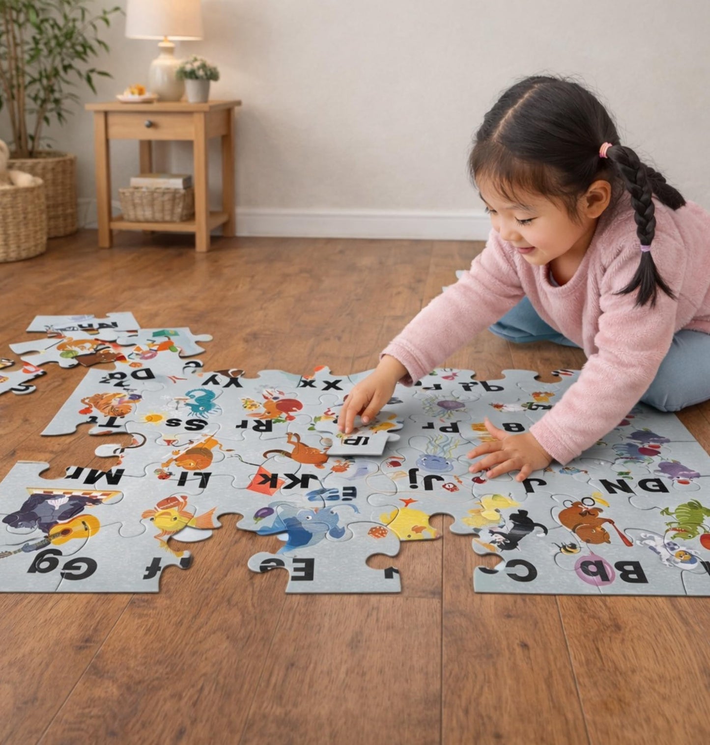 Animal Antics Alphabet Puzzles for Toddlers 3-5, ABC Puzzle, Toddler ABC Learning Toys, Preschool & Kindergarten Learning Toys for Kids