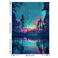 Puzzles for Adults 500 Pieces, Northern Lights Jigsaw Puzzles - Aurora's Mirror, Impossible Landscape Puzzle for Seniors Families,20.47x14.96 inches