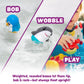Tub Works® Tub Bobbers™ Bob, Wobble & Float Upright Toddler Bath Toys, 6 Pack | Unique Wobbling Action | Sealed, No Hole Baby Bath Toys | Engaging