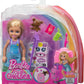 Barbie Club Chelsea Limitless Adventure Blonde Doll, Rolling Scooter-Suitcase and Travel-Themed Accessories
