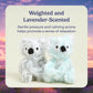 warmies Hugs Duo, Microwavable & Weighted Stuffed Animals, Koala - Heated Stuffed Animal Plushie for Warmth & Comfort - Cute Soft Plush Toys