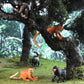 Safari Ltd. Apes & Monkeys TOOB - 12 Figurines: Baboon, Orangutan, Tamarin, Lemur, Gorilla, Mandrill, Chimp, Squirrel, Spider, & Woolly Monkeys