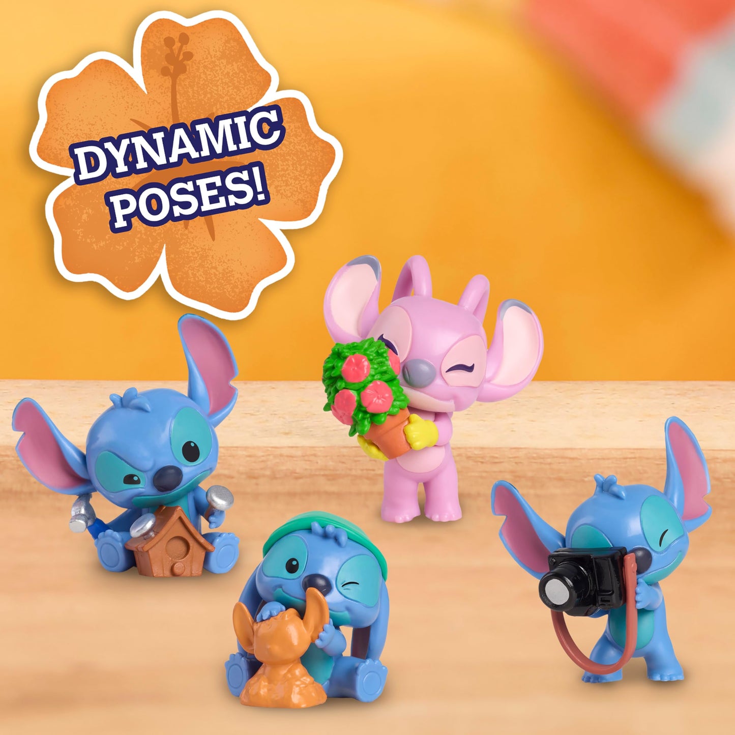 Disney Stitch that’s So Stitch Collectible Figures Series 2 (2-Pack), Mystery 2-inch Figurine, Blind Capsule, Kids Toys for Ages 3 Up by Just Play