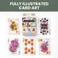 MasterPieces Officially Licensed Farmer's Almanac Flowers Playing Cards - 54 Card Deck for Adults