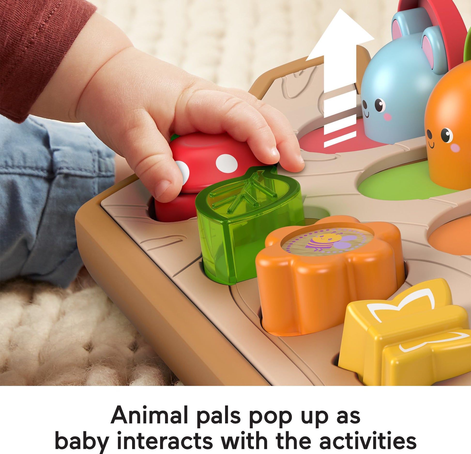 Fisher-Price Hide & Peek Pop-Up Baby Activity Toy