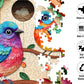 Springbok Blooming Birds 1000 Piece Jigsaw Puzzle for Adults - Poster Now Included - Colorful Bird House - Unique Cut Pieces - Made in USA