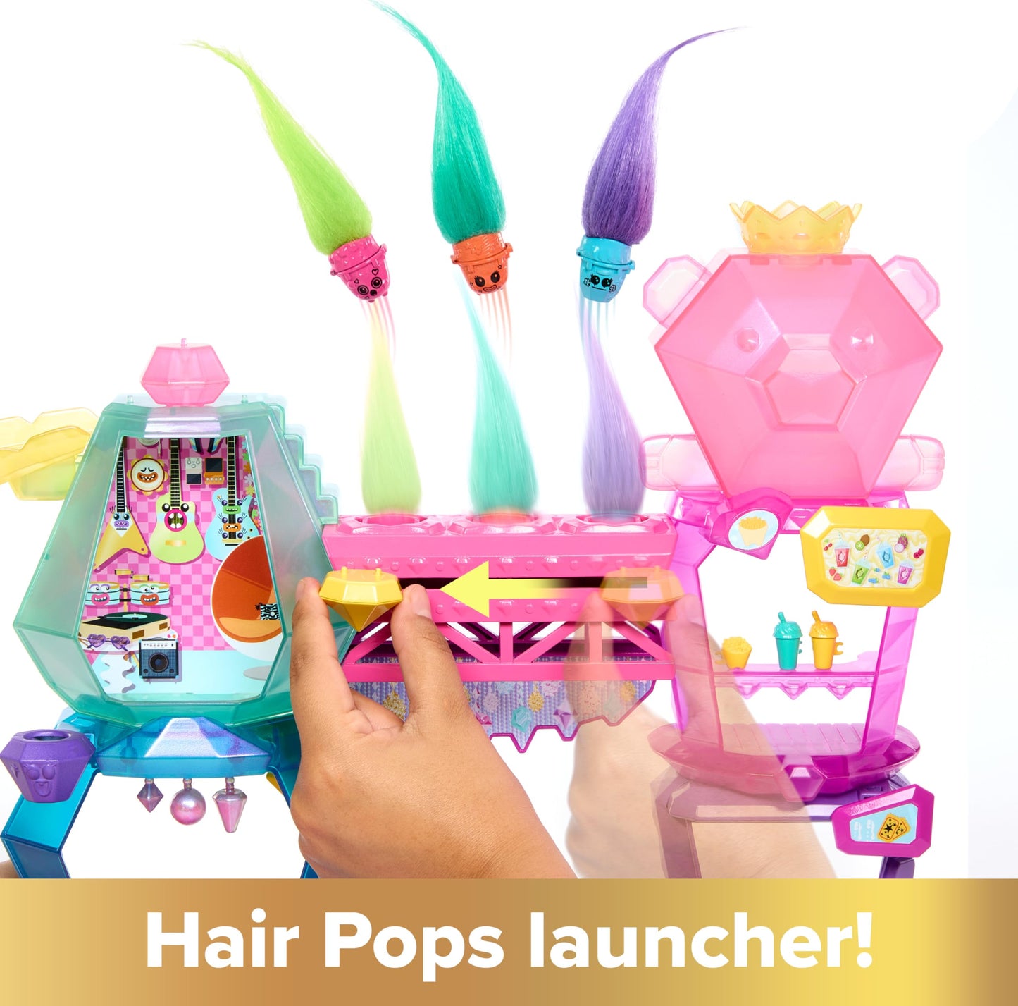 Mattel France Club de Cristal Trolls Set