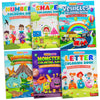 KiddieLoot Coloring Books for Kids Ages 4-8 - (Pack of 12) 8.5x11 Size Book w/Dinosaurs, Monsters, Vehicles, Alphabet, Numbers & Shapes - Kids