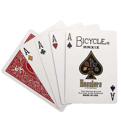 Hessler's Standard Back Playing Cards (RED)