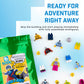 Brick Loot Minifigures Pack of 10, Random Minifigure Pack, Set of Authentic Minifigs, Unique Brick Characters with Accessories, Compatible Toy