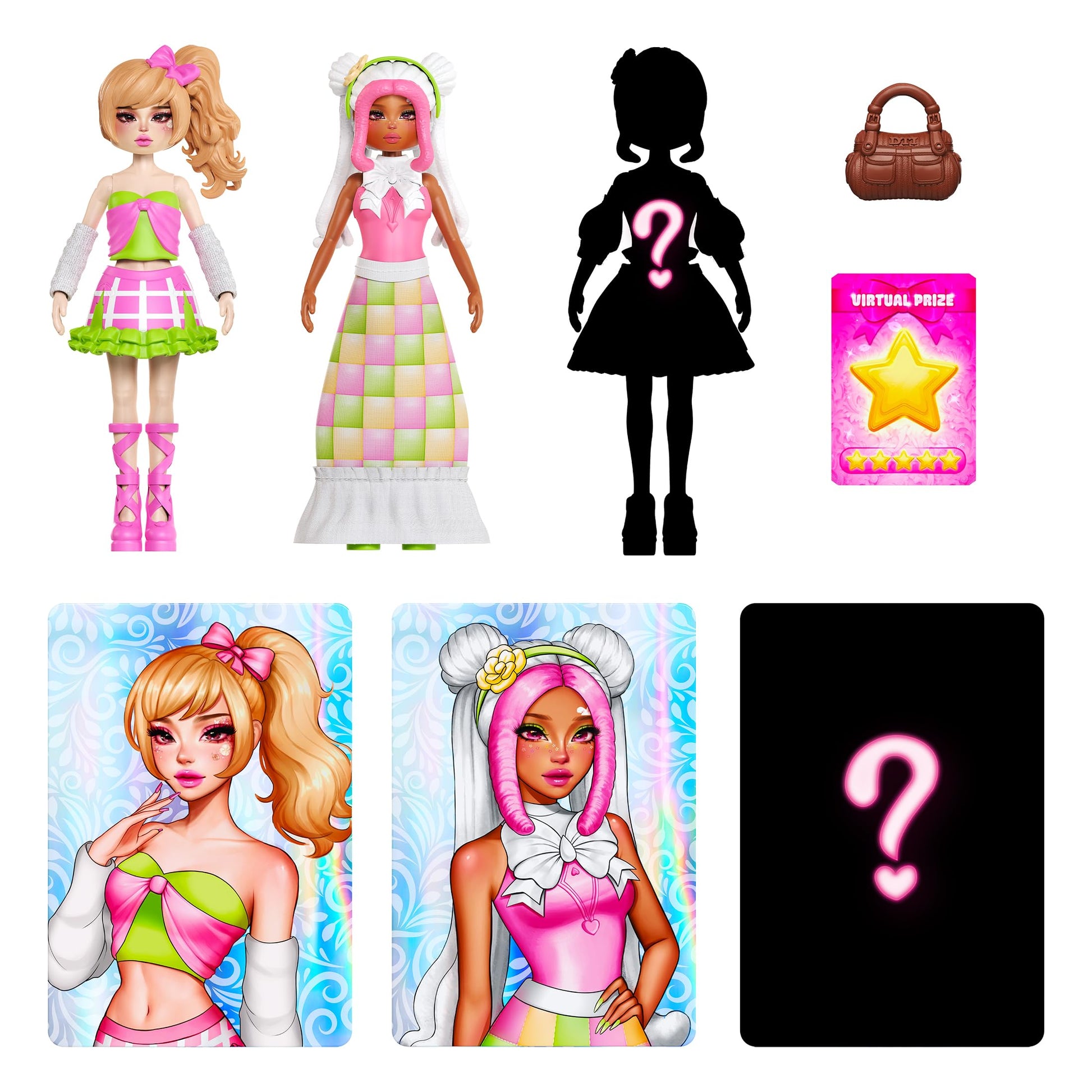 Dress to Impress - Mystery Models- Small Dolls 3-Pack - Easter Edition - Series 3 - Includes Roblox DLC Code - Officially Licensed Collector Set