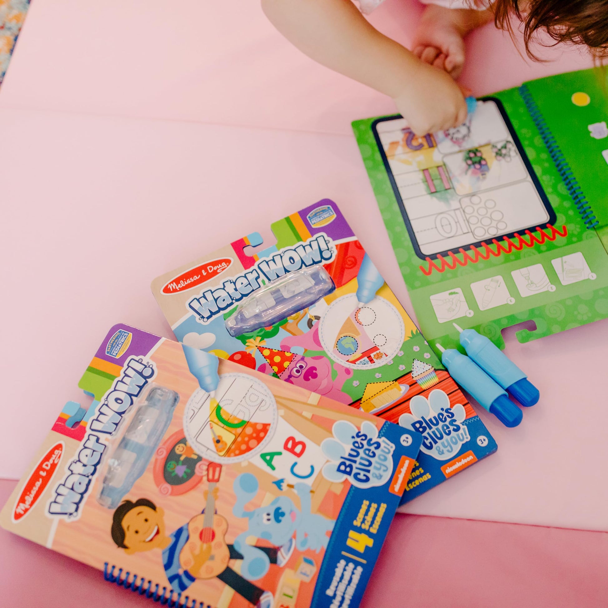 Melissa & Doug Blues Clues & You! Water Wow!! Counting Water Reveal Travel Book | Activity Pad | 3+ | Gift for Boy or Girl