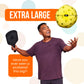 TILTECH Pickleball Pillow - Soft Pickleball-Shaped Decorative Throw Pillow, 12" Sports Cushion for Couch, Bed, Office, Pickleball Players & Fans