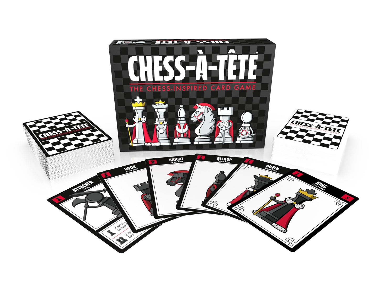 Chess-à-Tête - 2 Player Strategy Card Game for Adults & Teens | Chess-Inspired Tactical Battles | Fast, Portable, Easy to Learn