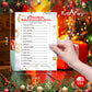 RokAPary Christmas Word Scramble Game, Christmas Holiday Party Ideas, Play Pack of 30 Cards 5”x7”. Made in USA