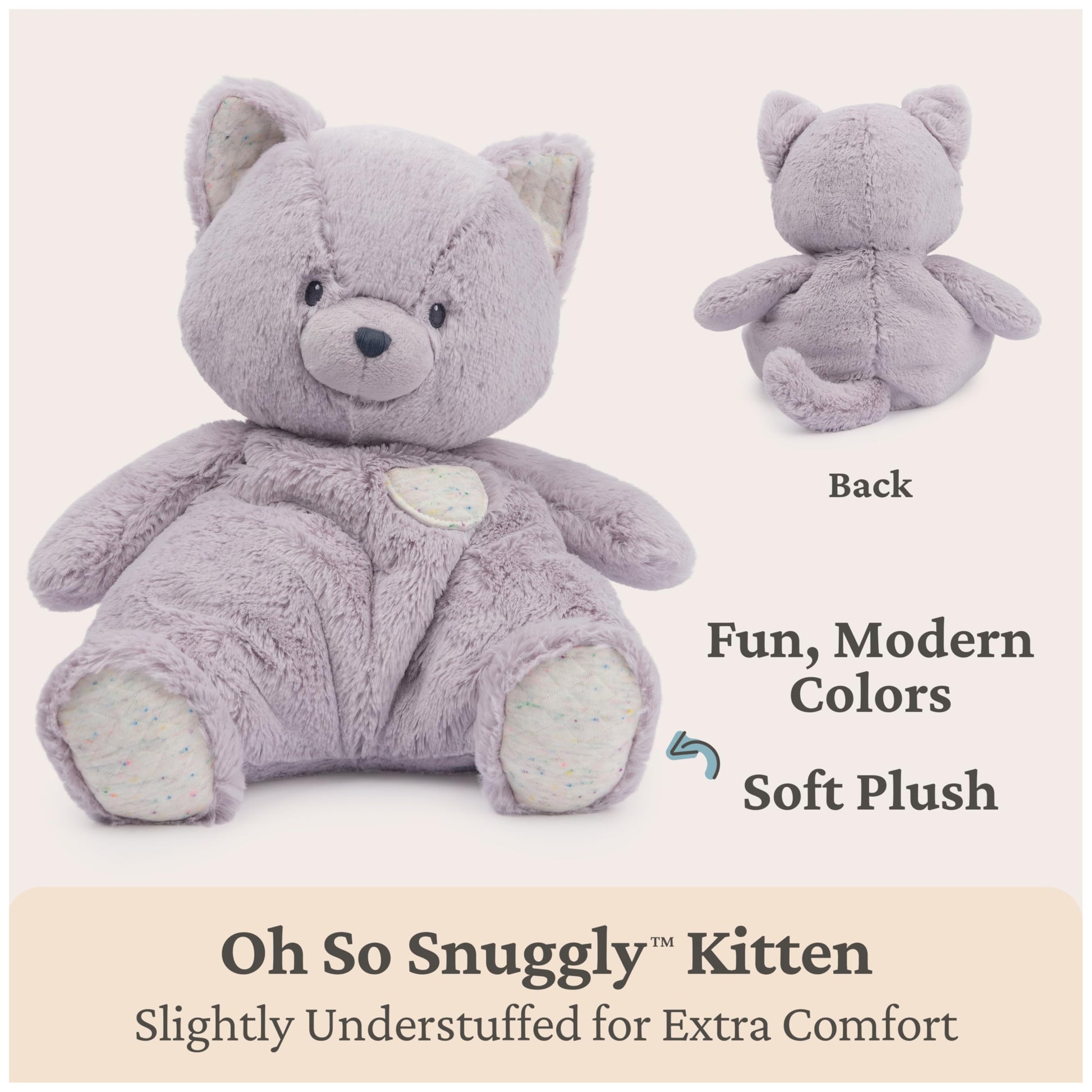 GUND Baby Oh So Snuggly Kitten 12.5-Inch Plush Toy, Ages 0+