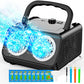 SHCKE Automatic Bubble Machine with 2 Fans,20000+ Bubbles/Min