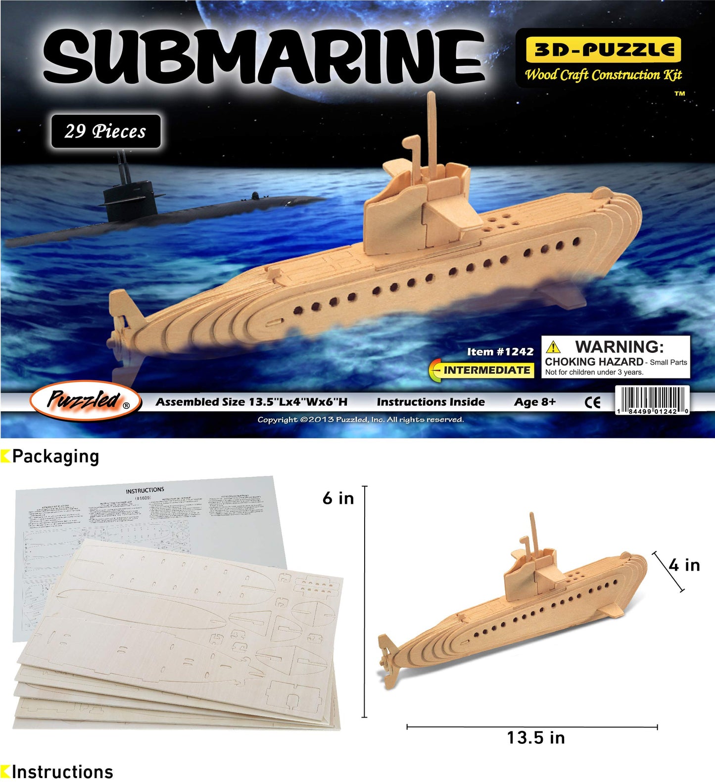 3D Puzzles - Submarine
