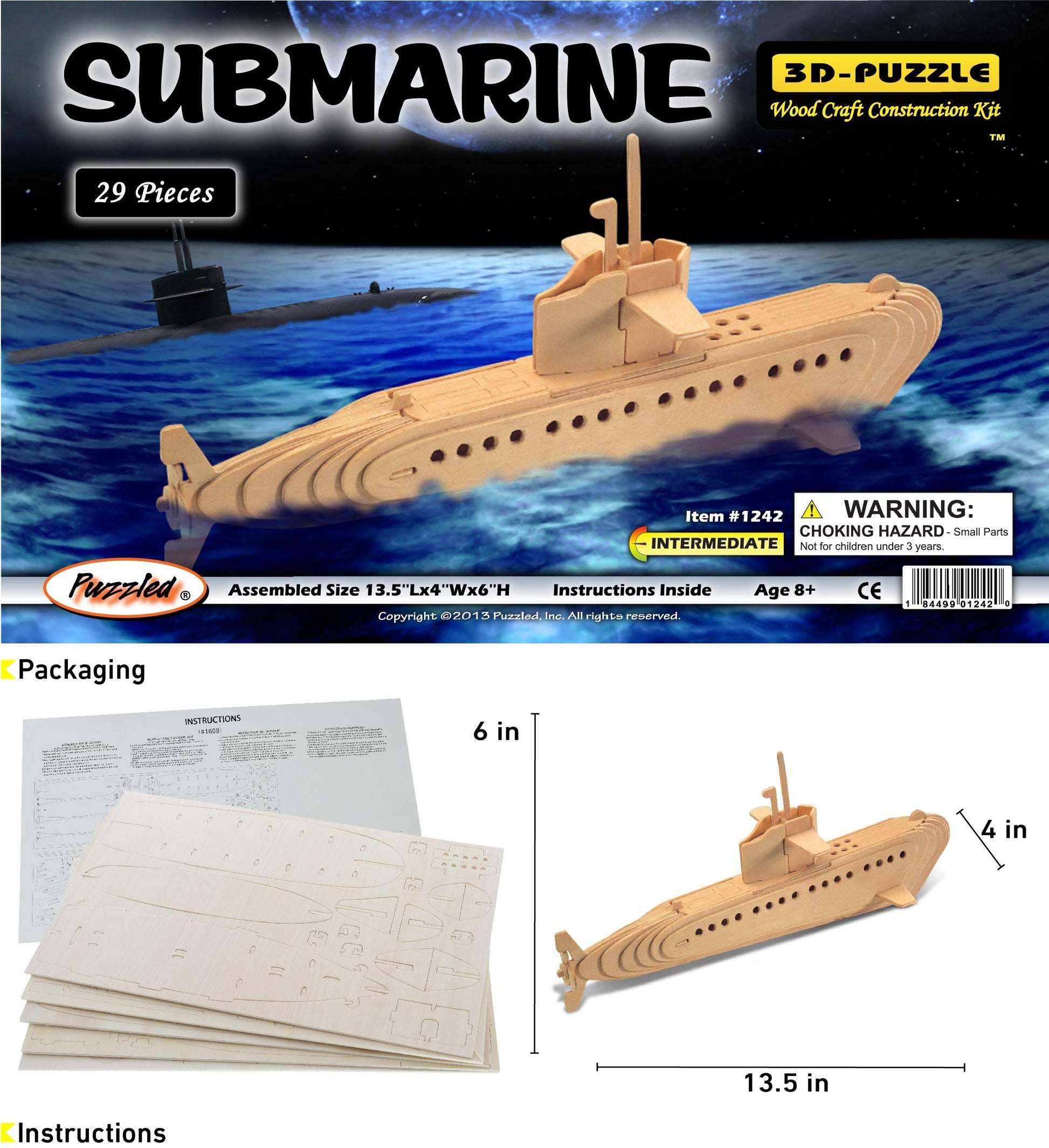 3D Puzzles - Submarine