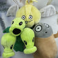 JHESAO 3 PCS Plants and Zombies Threepeater Plush Zombies Plants Sets Toys, Imitator PVZ Plush 1 2 Stuffed Soft Garlic Doll for Children Fans, Great
