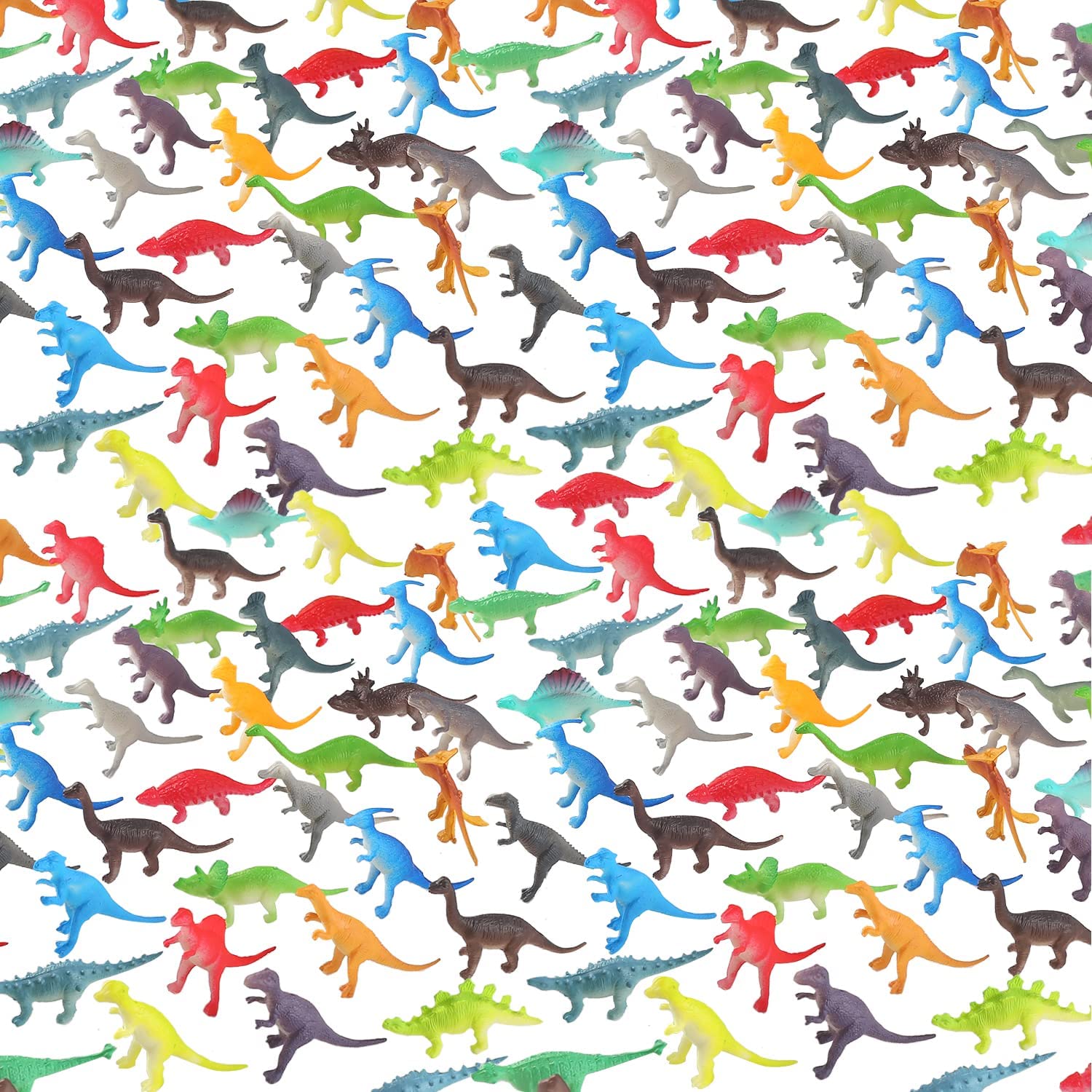 168 Pcs Mini Dinosaur Figure Toys - Realistic Plastic Dinosaur Set for Kids Children Toddler Learning Educational, Goody Bag, Party Supplies, Pinata