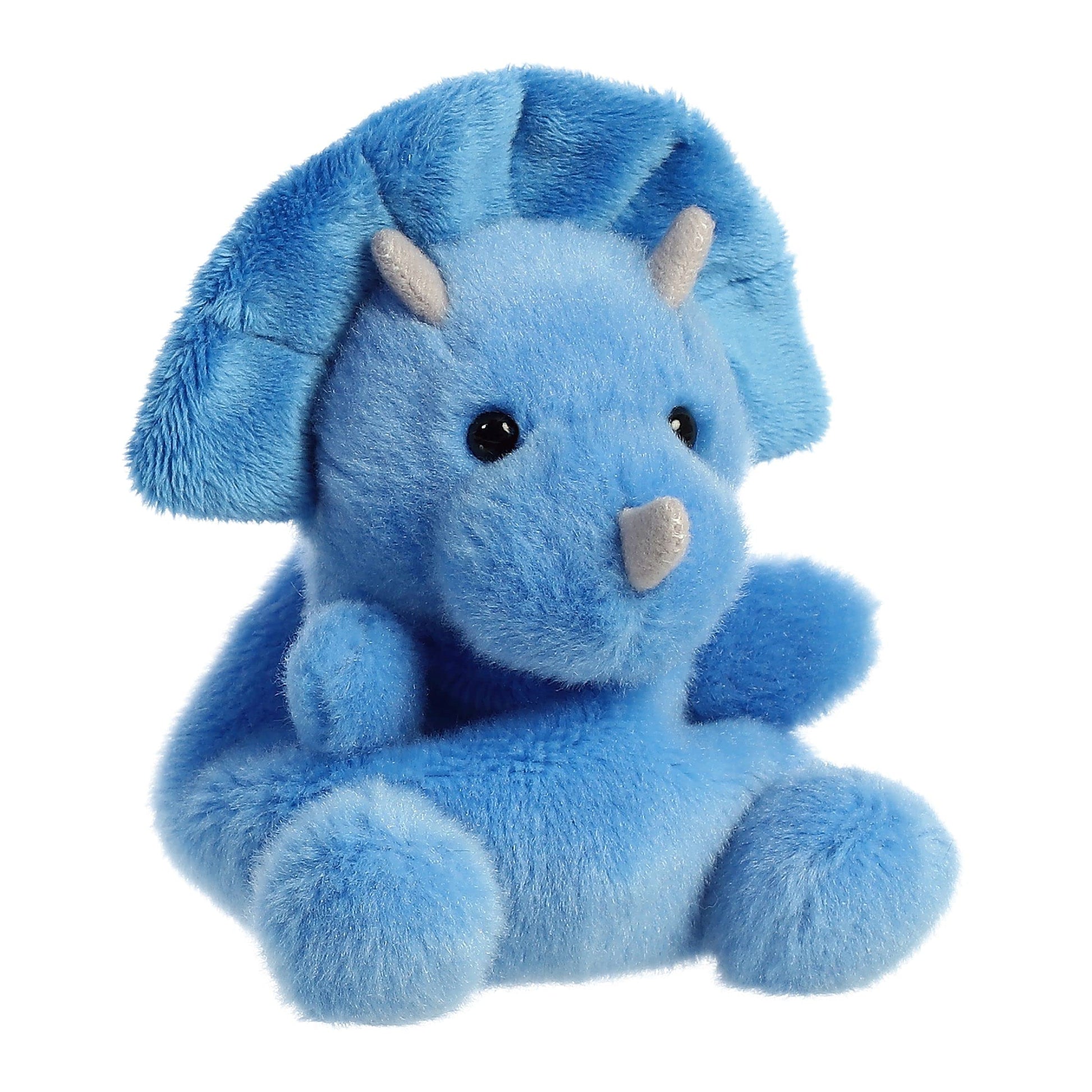 Aurora® Adorable Palm Pals™ Tank Triceratops™ Stuffed Animal - Fun Collectible Plush for Kids and Adult Collectors - Perfect for Decorating Rooms