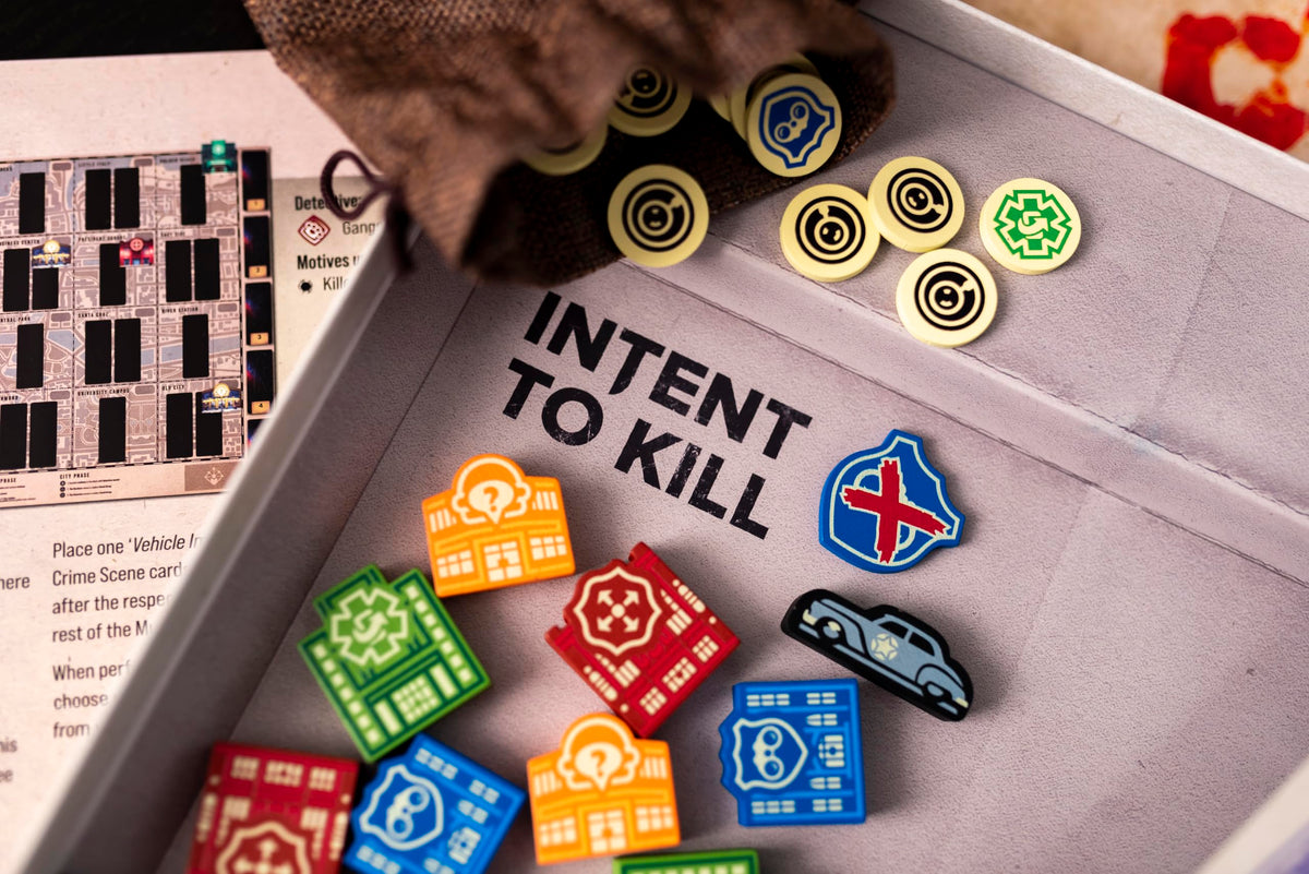 Intent to Kill Deluxe Upgrade by 25th Century Games, Ages 14+, 2-4 Players