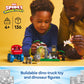 LEGO Marvel Spidey and His Amazing Friends Team Spidey Dino Crawler Rescue - Car and Adventure Preschool Building Toy for Kids, Boys and Girls, Ages