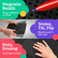 AYNAT FUN Large Magnetic Drawing Board for Kids & Toddlers with Beads and Magnet Stylus Pen - Magnetic Tablet Toy for Airplane & Car Ride Activities