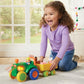 Kidoozie Farmer & Friends Tractor - Farm Playset with Toy Tractor, Figure and Farm Animals - Suitable for Toddlers and preschoolers Ages 12+ Months