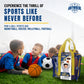Nature Bound Mini 4-Ball Sports Bag - Soft Foam Balls Set for Kids - Basketball, Soccer, Volleyball, Football - Safe Indoor and Outdoor Play - No Pump
