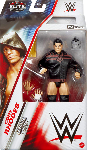 Mattel WWE Elite Action Figure & Accessories, Greatest Hits 2025, 6-inch Collectible Cody Rhodes “The American Nightmare” with 25 Articulation Points