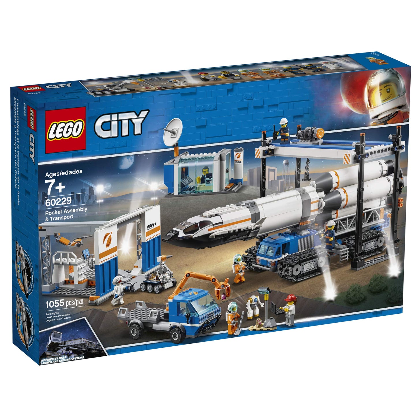 LEGO City Rocket Assembly & Transport 60229 Building Kit (1055 Pieces)