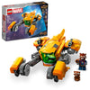 LEGO Marvel Baby Rocket's Ship 76254 Buildable Spaceship Toy from Guardians of the Galaxy 3 Featuring Rocket Raccoon and Baby Rocket Minifigures,