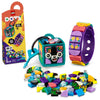 LEGO DOTS Neon Tiger Bracelet & Bag Tag 41945 DIY Craft Kit Bundle; A Creative Gift for Animal Fans Who Like to Make Keychain-Style Accessories; Fun